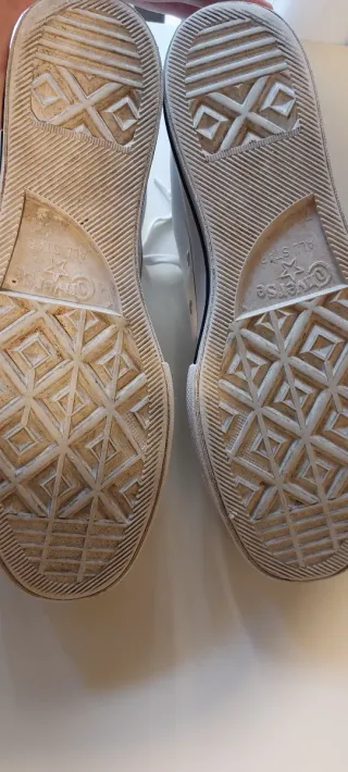 Converse All Star Piel Blanca Plataforma