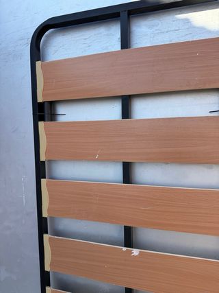 Somier 90x190cm Metal y Madera