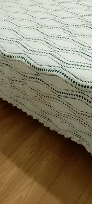 Colcha ganchillo vintage grande
