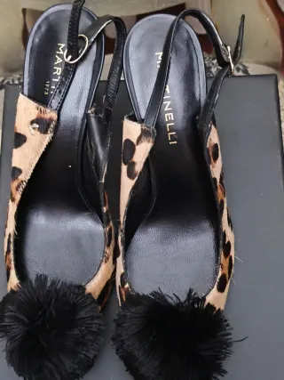 Zapatos Martinelli Animal Print con Pompón