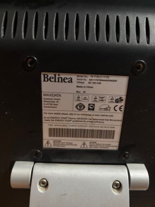Monitor Belinea Plata y Negro