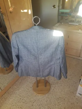 Chaqueta Fabio Bareti Azul/Gris