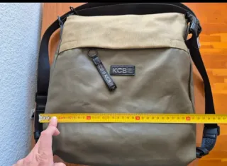 Mochila KCB Beige y Verde Oliva