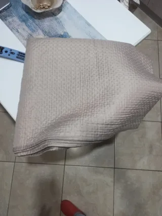 Copriletto 1 piazza e mezza color tortora