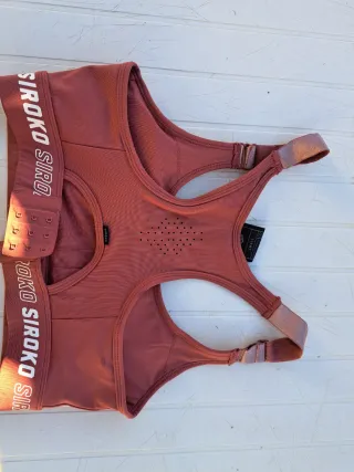 Sujetador deportivo Siroko alto impacto, talla S.