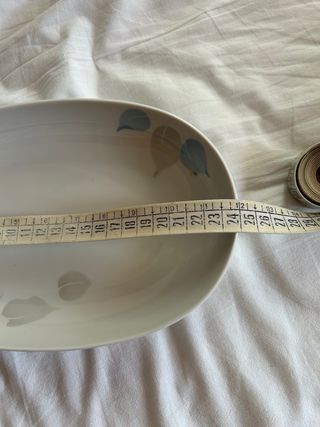 Ciotola vassoio vintage floreale porcellana