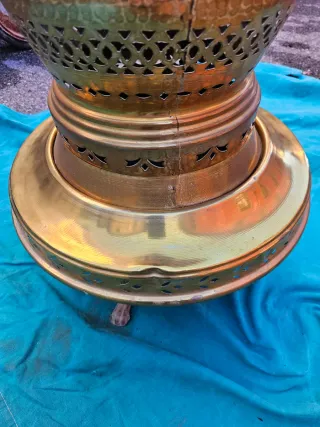 Braciere antico in ottone