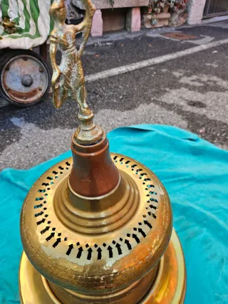 Braciere antico in ottone