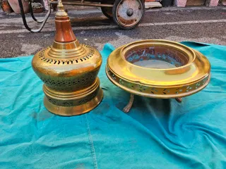 Braciere antico in ottone