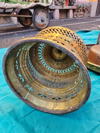 Braciere antico in ottone