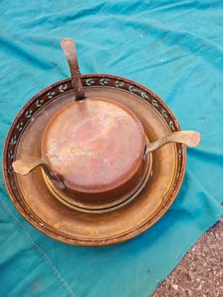 Braciere antico in ottone