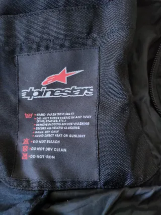 Chaqueta Moto Alpinestars Negra/gris