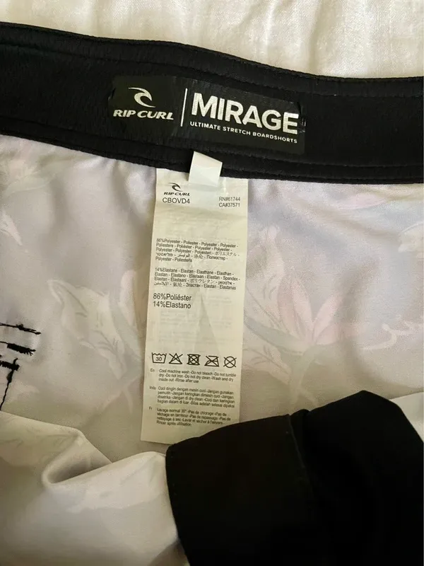 Bañador Rip Curl Negro y Turquesa