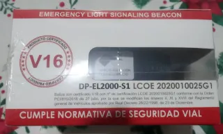Baliza LED de Emergencia V16 (No geolocalización)