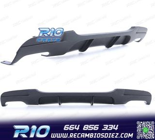 DIFUSOR BMW E90 LOOK M PERFORMANCE NEGRO MATE