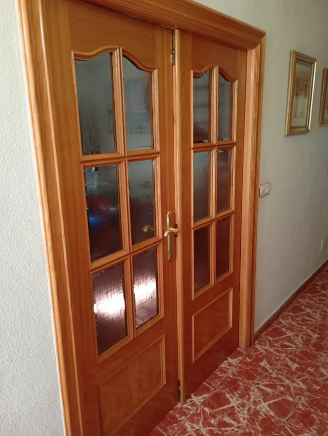 Puertas de roble maciza para interior