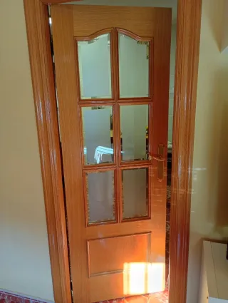 Puertas de roble maciza para interior