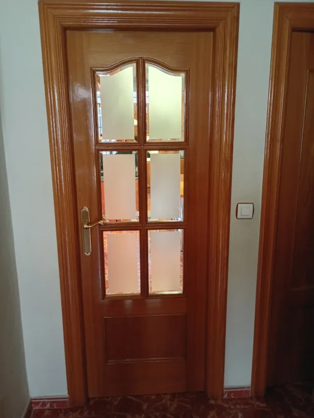 Puertas de roble maciza para interior