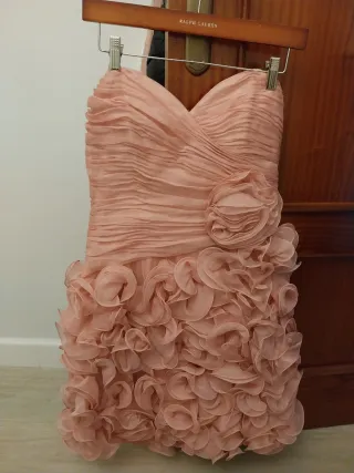 Vestido fiesta Ralph Lauren rosa