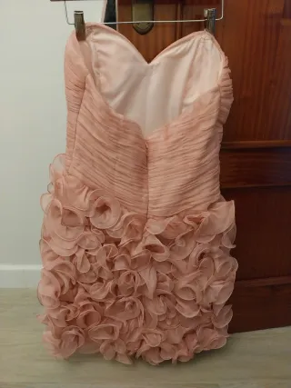 Vestido fiesta Ralph Lauren rosa