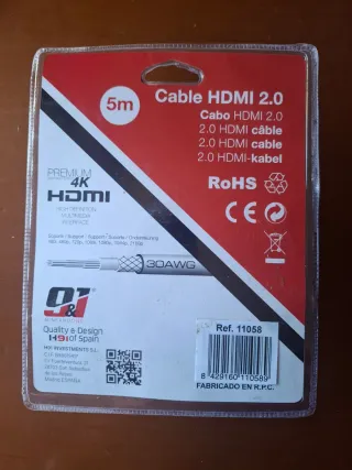 Cable HDMI 2.0 5m (Precintado)