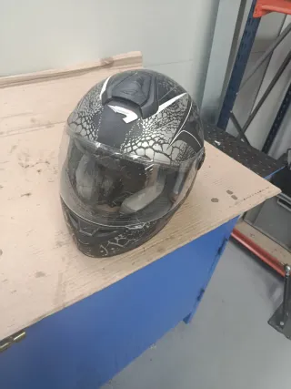 Casco Moto Modular Amarillo