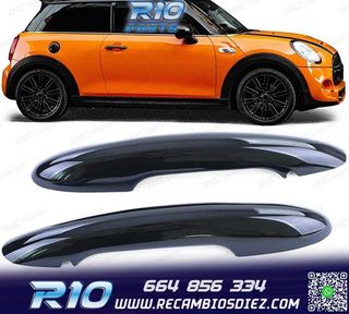 CARCASA TIRADOR PUERTA MINI F55 F56 F57 NEGRO BRILLO