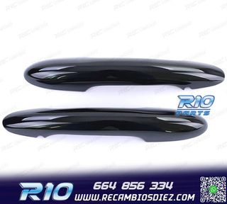 CARCASA TIRADOR PUERTA MINI F55 F56 F57 NEGRO BRILLO