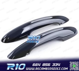 CARCASA TIRADOR PUERTA MINI F55 F56 F57 NEGRO BRILLO