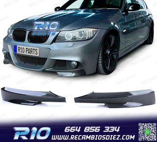 SPLITTERS PARAGOLPES BMW E90 E91 08-12 LOOK M CARBONO