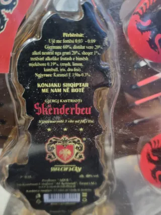 Set Brandy Skenderbeu con 6 bicchierini