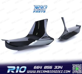 SPLITTERS PARAGOLPES BMW G30 G31 17-19 LOOK M5 NEGRO BRILLO