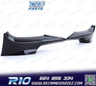 SPLITTERS PARAGOLPES BMW E92 E93 06-10 LOOK M NEGRO BRILLO