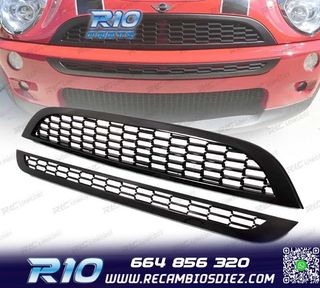 PARRILLA MINI COOPER S 01-06 NEGRO BRILLO