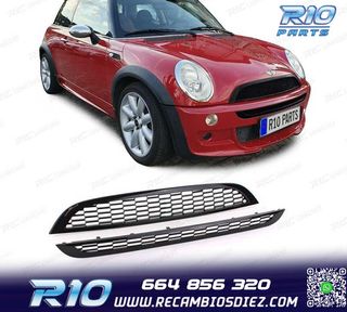 PARRILLA MINI COOPER S 01-06 NEGRO BRILLO