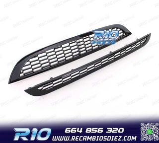 PARRILLA MINI COOPER S 01-06 NEGRO BRILLO