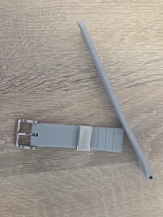 Correa Seiko Gris original 20 mm