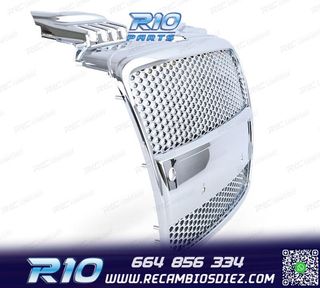PARRILLA AUDI A4 B7 04-09 LOOK S LINE CROMO PDC