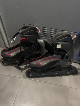 Patines Decathol y protecciones