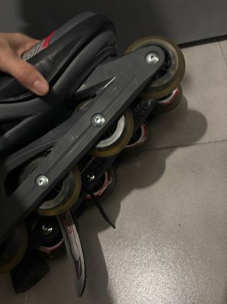 Patines Decathol y protecciones