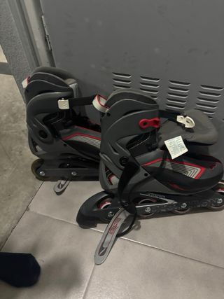 Patines Decathol y protecciones
