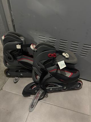 Patines Decathol y protecciones
