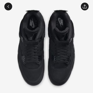 Air Jordan 4 Retro Black Cat Talla 48.5