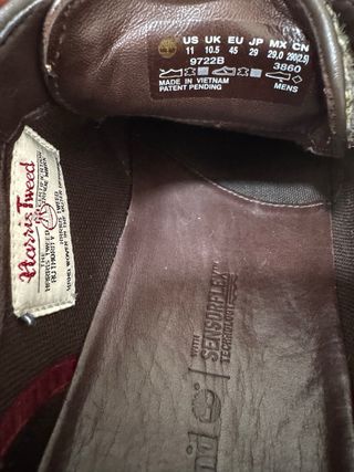 Zapatos Oxford Timberland x Harris Tweed Marrones