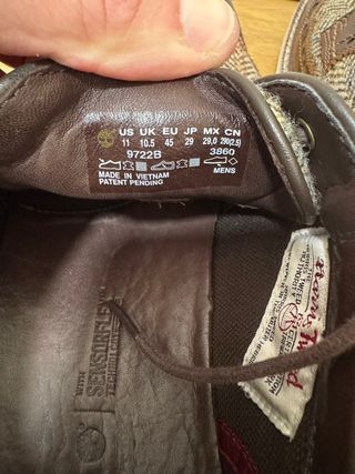 Zapatos Oxford Timberland x Harris Tweed Marrones