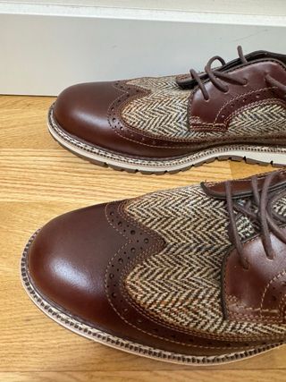 Zapatos Oxford Timberland x Harris Tweed Marrones