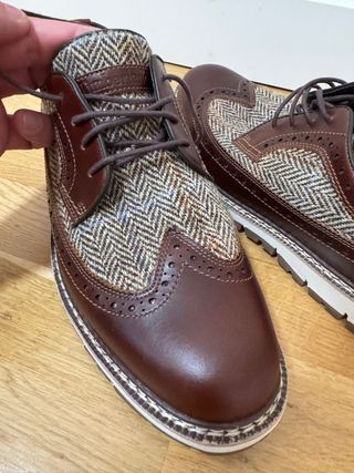 Zapatos Oxford Timberland x Harris Tweed Marrones