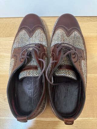 Zapatos Oxford Timberland x Harris Tweed Marrones