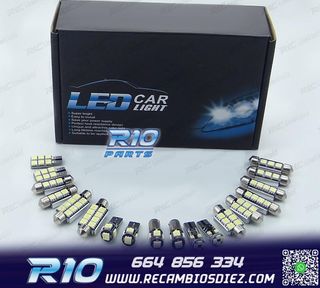 KIT 13 BOMBILLAS LED INTERIOR PARA MINI COOPER R55 R56 11-15