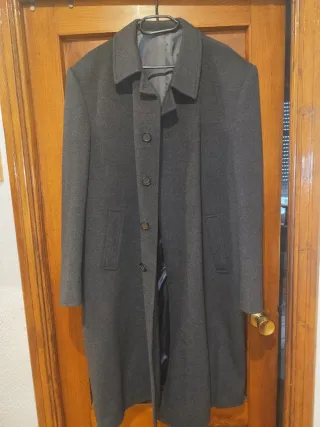 Gabardina hombre gris